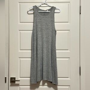 GAP Heather Grey Stretch Knit Swing Dress, size Large